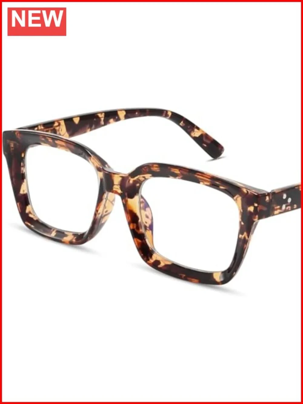 Oversized Blue Light Blocking Glasses for Women - Reduce Eye Strain Computer